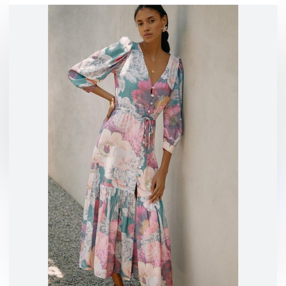Boamar size Large by Anthropologie Boamar Riviere Dress Color:
GILOT FLOWERS